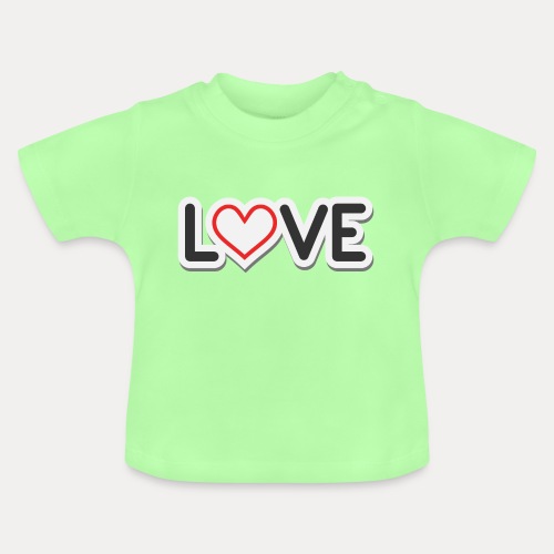 Love - Baby Bio-T-Shirt mit Rundhals