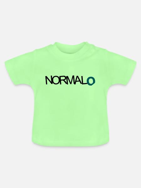 NORMAL O - Baby Bio-T-Shirt mit Rundhals - Mintgrün