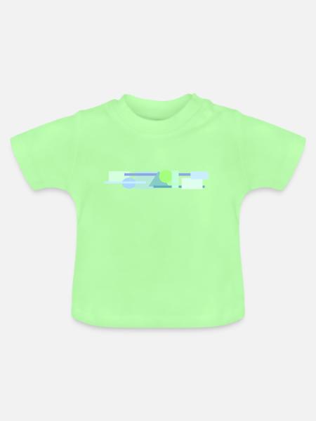Formen - Baby Bio-T-Shirt mit Rundhals - Mintgrün