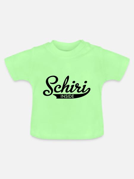 Schiri - Baby Bio-T-Shirt mit Rundhals - Mintgrün
