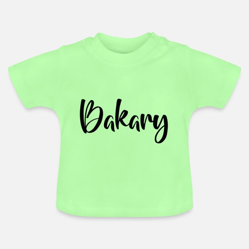 Bakary - T-shirt bio col rond Bébé - vert menthe