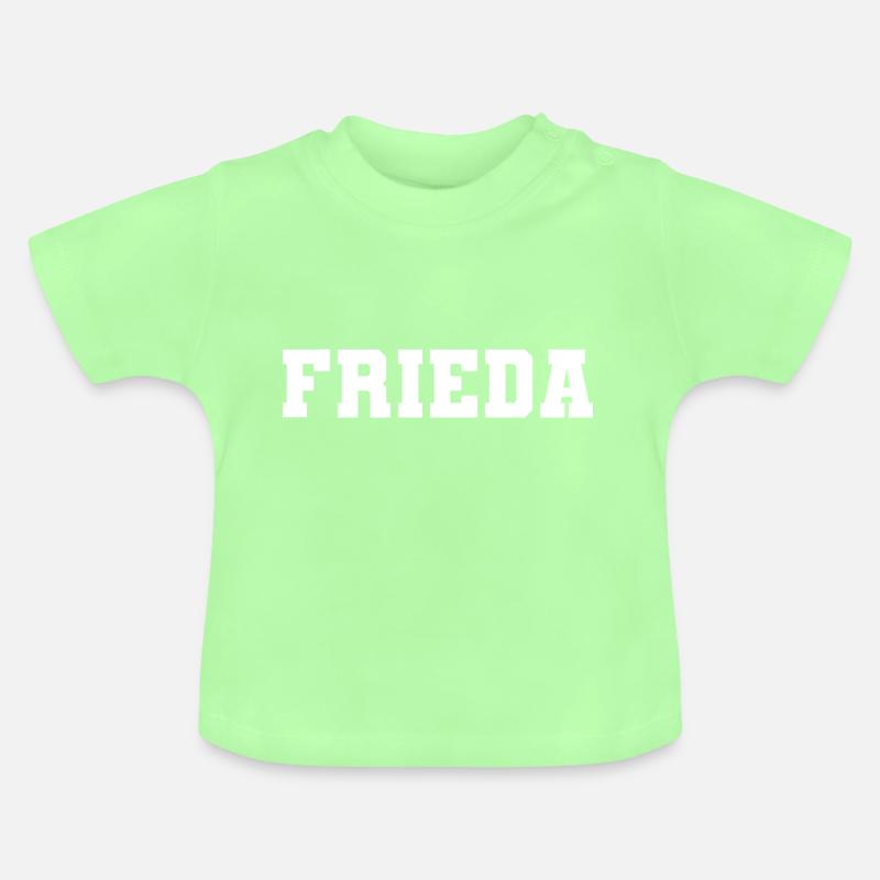 Nom - Frieda - T-shirt bio col rond Bébé - vert menthe