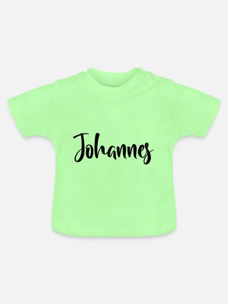 Johannes - Baby Bio-T-Shirt mit Rundhals - Mintgrün