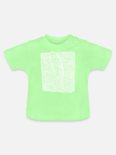 Koi-Karpfen - Baby Bio-T-Shirt mit Rundhals - Mintgrün