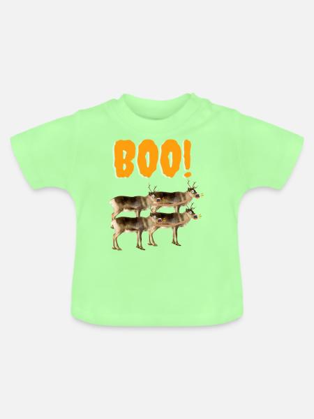 BOO! - Baby Bio-T-Shirt mit Rundhals - Mintgrün