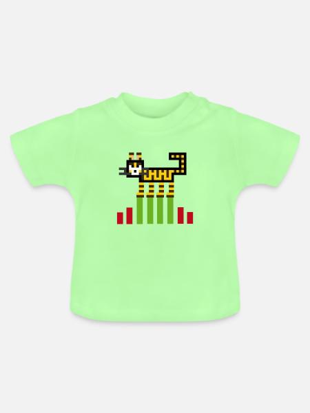 Tradetiger - Baby Bio-T-Shirt mit Rundhals - Mintgrün