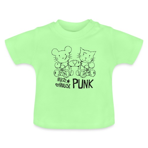 MIEZEMOUSE PUNK - Baby Bio-T-Shirt mit Rundhals