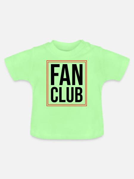 Fan Club - Baby Bio-T-Shirt mit Rundhals - Mintgrün