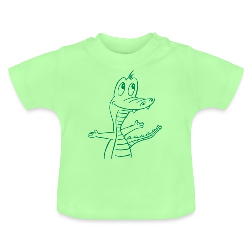 kleines Kroko - Baby Bio-T-Shirt mit Rundhals
