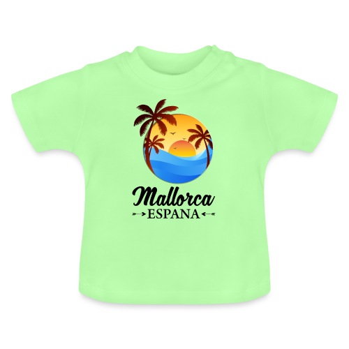 Mallorca Fans aufgepasst - Mallorca ist klasse - Baby Bio-T-Shirt mit Rundhals