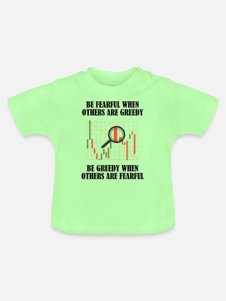 Finanzen - Kryptowährung - Geld Spruch - Baby Bio-T-Shirt mit Rundhals - Mintgrün