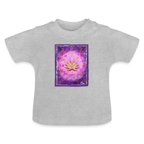 Goldener Lotus - Sonja Ariel von Staden - Baby Bio-T-Shirt mit Rundhals