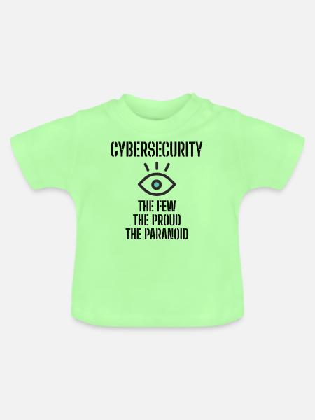 Cybersecurity - IT-Sicherheit Informatiker - Baby Bio-T-Shirt mit Rundhals - Mintgrün