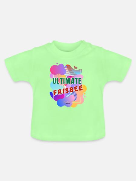 4 Ulti Cloud - Baby Bio-T-Shirt mit Rundhals - Mintgrün