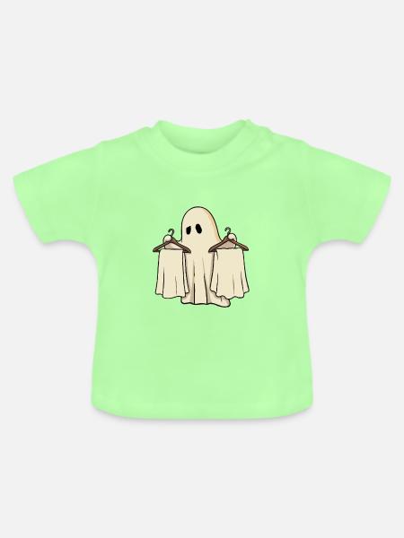 Nichts Anzuziehen Geist  - Baby Bio-T-Shirt mit Rundhals - Mintgrün