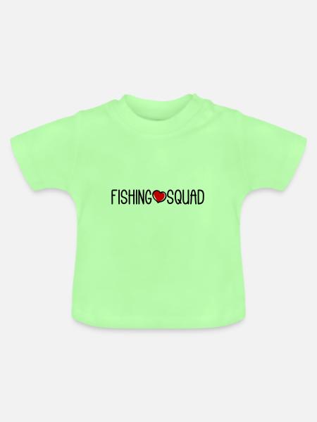 Fishing Squad - Baby Bio-T-Shirt mit Rundhals - Mintgrün