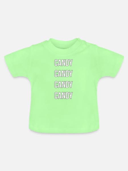 CANDY - Baby Bio-T-Shirt mit Rundhals - Mintgrün