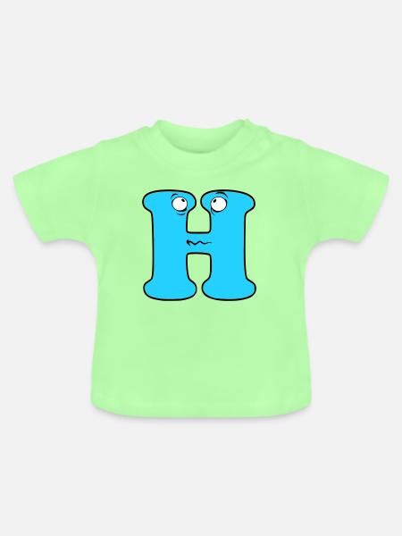 H - Baby Bio-T-Shirt mit Rundhals - Mintgrün