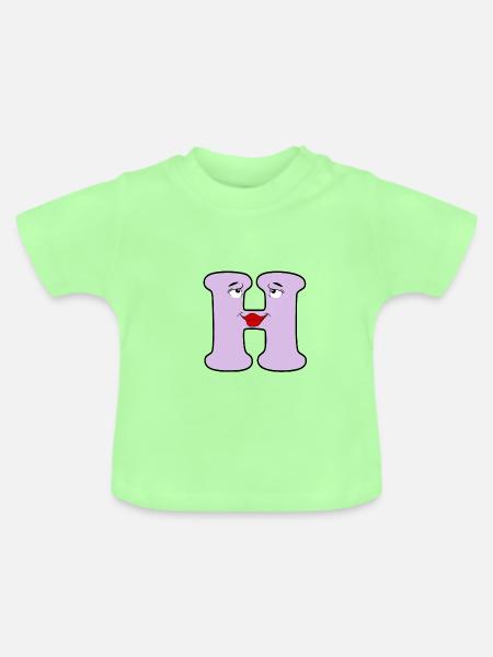 H - Baby Bio-T-Shirt mit Rundhals - Mintgrün