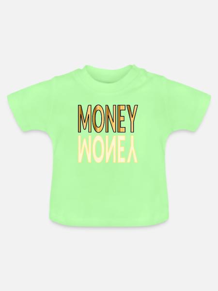 GELDVERMÖGEN - Baby Bio-T-Shirt mit Rundhals - Mintgrün