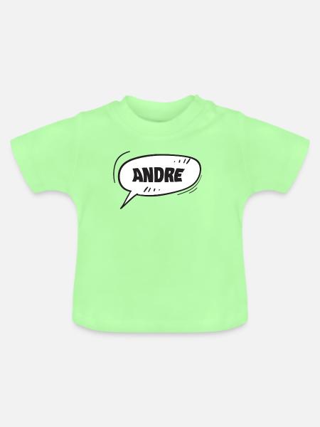 Andre Andre - Baby Bio-T-Shirt mit Rundhals - Mintgrün