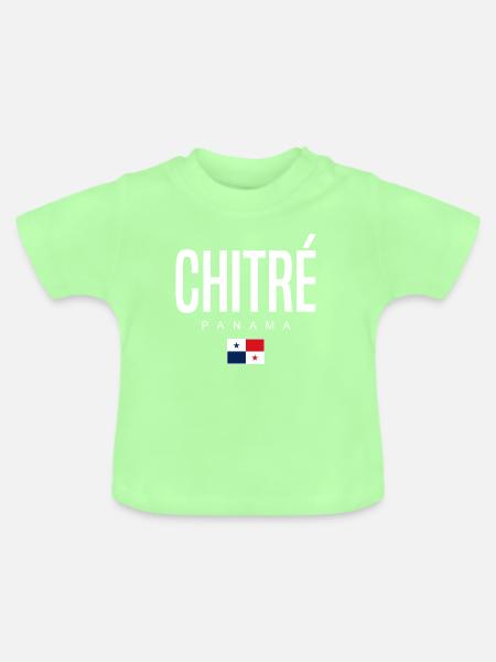 Chitré Panama Panamaer - Baby Bio-T-Shirt mit Rundhals - Mintgrün