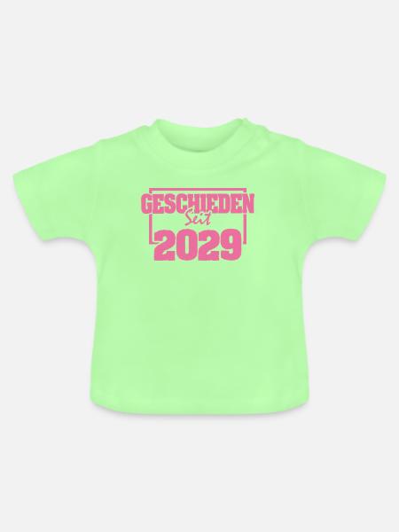 2029 - Baby Bio-T-Shirt mit Rundhals - Mintgrün