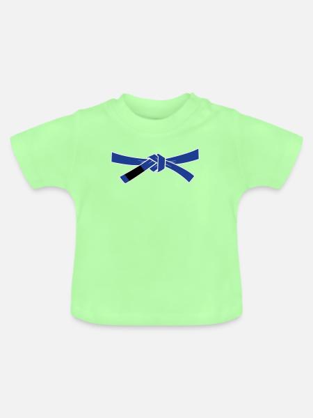 Bluebelt - Blaugurt - Baby Bio-T-Shirt mit Rundhals - Mintgrün