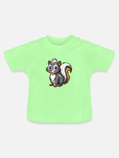 Shunk - Baby Bio-T-Shirt mit Rundhals - Mintgrün