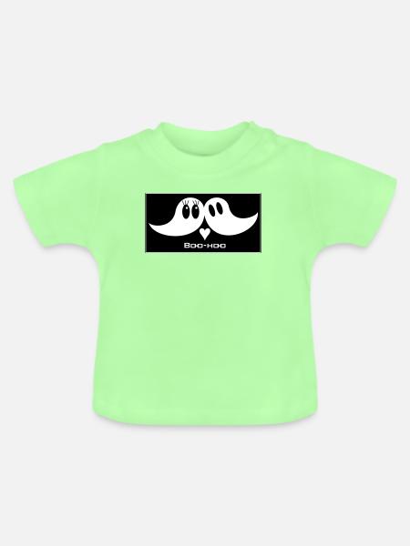 Geister, Liebling - Baby Bio-T-Shirt mit Rundhals - Mintgrün