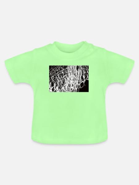 Lichtspiele 4 - Baby Bio-T-Shirt mit Rundhals - Mintgrün