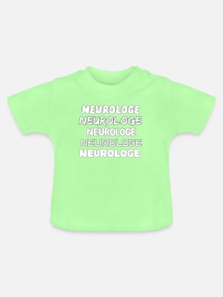 Job Neurologe - Baby Bio-T-Shirt mit Rundhals - Mintgrün