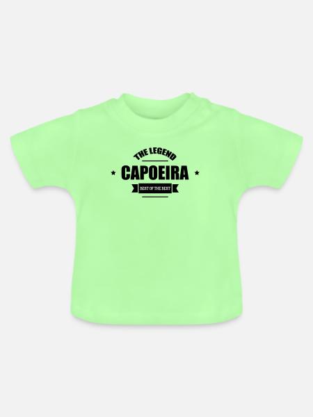 Capoeira die Legende - Baby Bio-T-Shirt mit Rundhals - Mintgrün