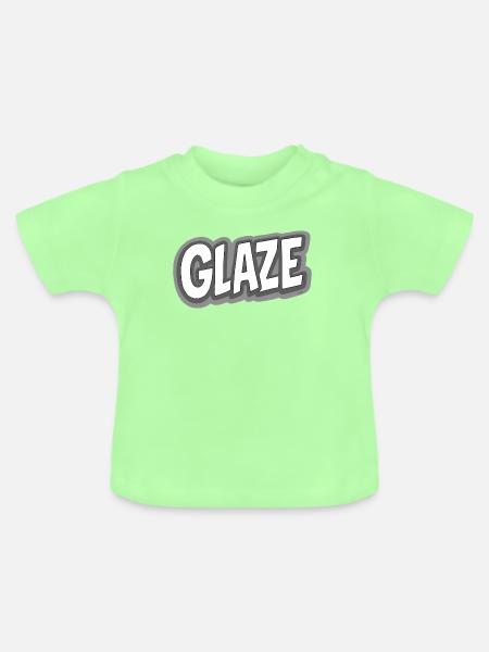 Glasur! - Baby Bio-T-Shirt mit Rundhals - Mintgrün