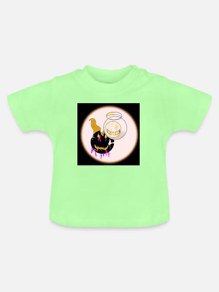 Engel und Teufel Design  - Baby Bio-T-Shirt mit Rundhals - Mintgrün