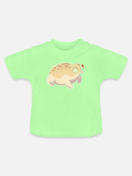 Frosch Desert Rain Frog - Baby Bio-T-Shirt mit Rundhals - Mintgrün