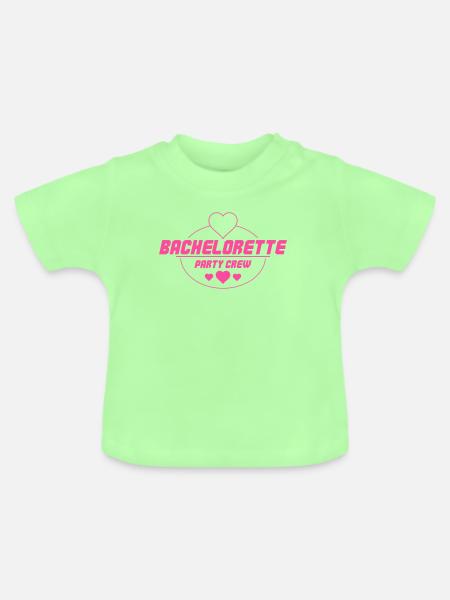 Bachelorette Party Crew - Baby Bio-T-Shirt mit Rundhals - Mintgrün