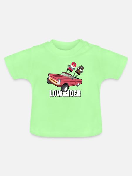 Lowrider Leap - Baby Bio-T-Shirt mit Rundhals - Mintgrün