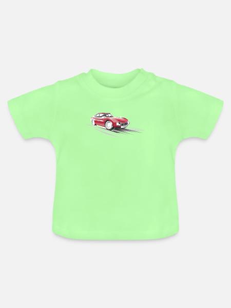 2000GT - Baby Bio-T-Shirt mit Rundhals - Mintgrün