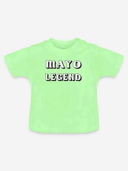 Mayo Legend – County Mayo Design - Baby Bio-T-Shirt mit Rundhals - Mintgrün