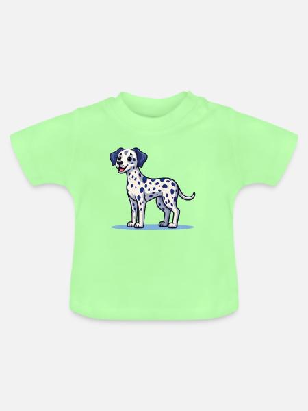 Dalmatiner (Comic) - Baby Bio-T-Shirt mit Rundhals - Mintgrün