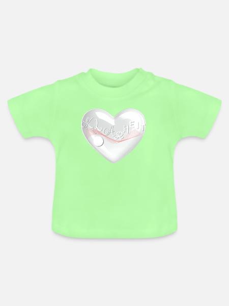 KLARHEIT – Der Blick nach innen - Baby Bio-T-Shirt mit Rundhals - Mintgrün