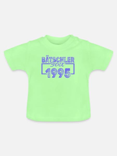 Jungeselle 1995 - Baby Bio-T-Shirt mit Rundhals - Mintgrün