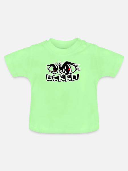 Keine Angst - Baby Bio-T-Shirt mit Rundhals - Mintgrün