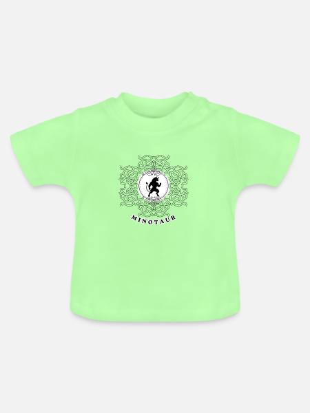 Minotaurus - Baby Bio-T-Shirt mit Rundhals - Mintgrün