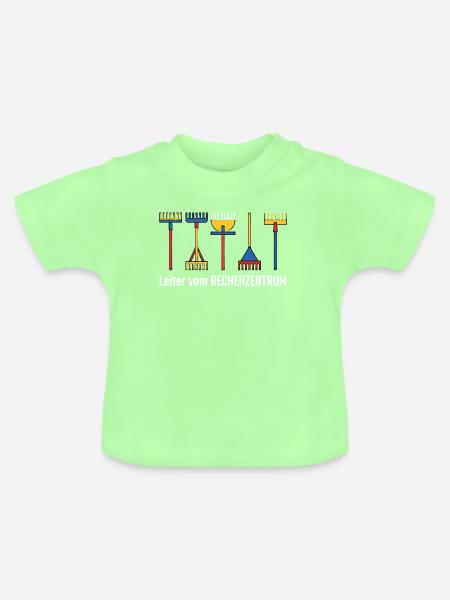 Rechenzentrum Gärtner Garten Gartenarbeit - Baby Bio-T-Shirt mit Rundhals - Mintgrün