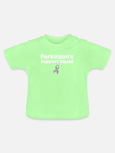 Parkinson-Unterstützungstrupp - Baby Bio-T-Shirt mit Rundhals - Mintgrün