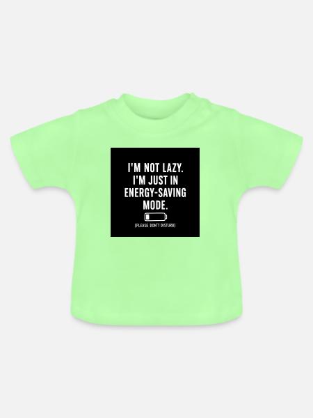 komisch - Baby Bio-T-Shirt mit Rundhals - Mintgrün