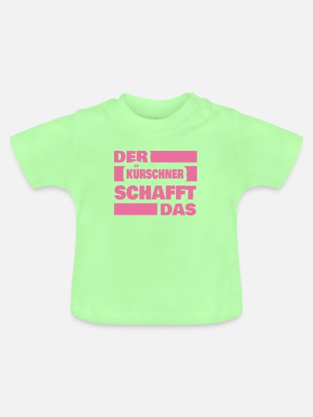 Beruf Kuerschner - Baby Bio-T-Shirt mit Rundhals - Mintgrün