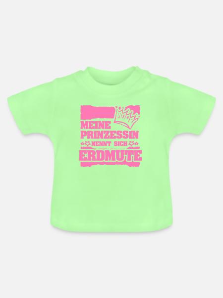 Geschenk für Erdmute - Baby Bio-T-Shirt mit Rundhals - Mintgrün